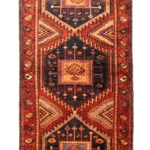 Perserteppich - Nomadic 300 x 108 cm - blau