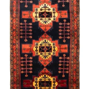 Perserteppich - Nomadic 305 x 115 cm - blau