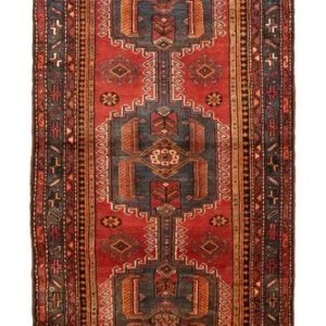 Perserteppich - Nomadic 307 x 103 cm - grün