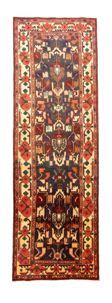 Perserteppich - Nomadic 307 x 96 cm - blau