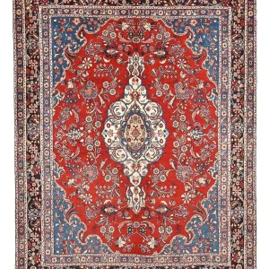Perserteppich - Nomadic - 311 x 238 cm - rot