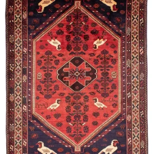 Perserteppich - Nomadic 312 x 215 cm - hellrot