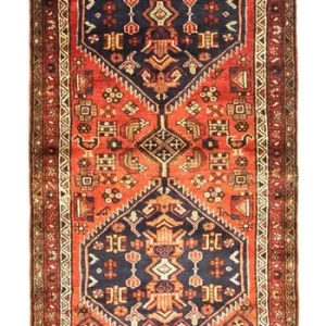 Perserteppich - Nomadic 318 x 106 cm - blau