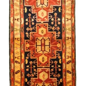 Perserteppich - Nomadic 320 x 113 cm - orange