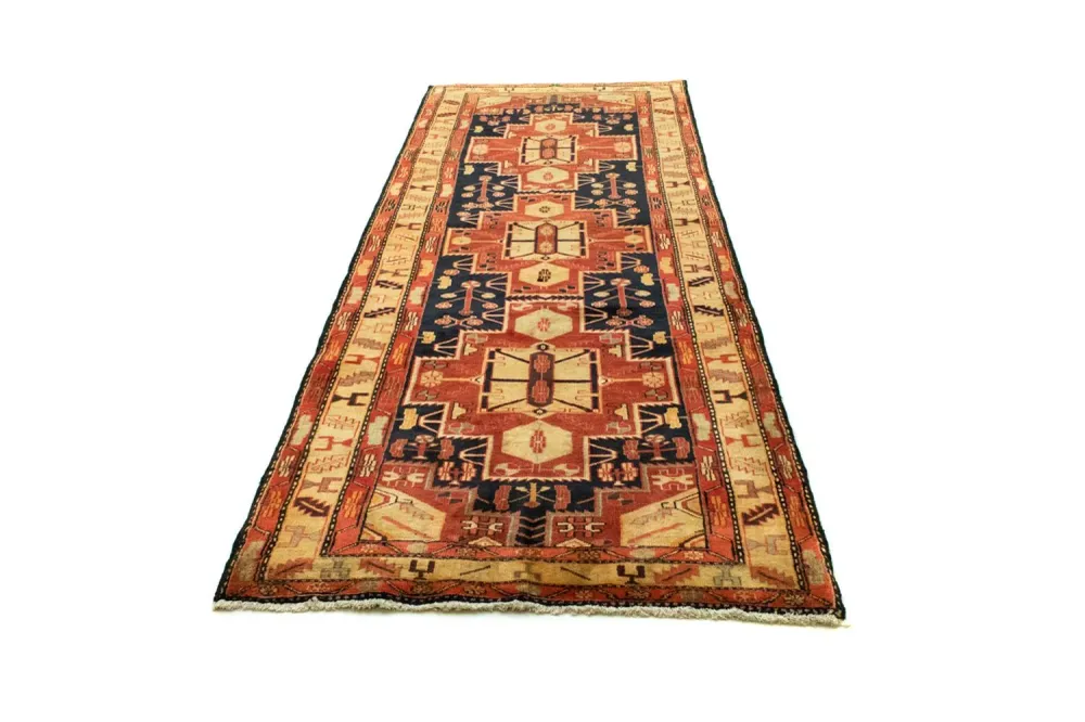 Perserteppich - Nomadic 320 x 113 cm - orange