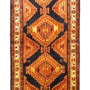 Perserteppich - Nomadic 320 x 120 cm - blau