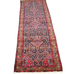 Perserteppich - Nomadic 336 x 110 cm - blau