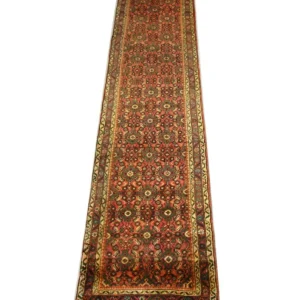 Perserteppich - Nomadic 380 x 80 cm - braun