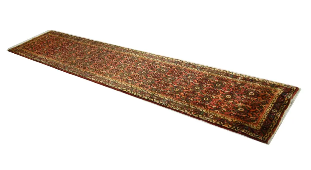 Perserteppich - Nomadic 380 x 80 cm - braun