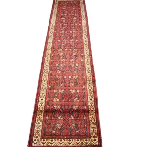 Perserteppich - Nomadic 403 x 90 cm - rot