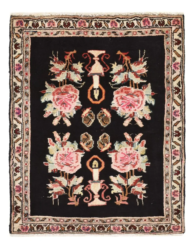 Perserteppich - Nomadic - 85 x 68 cm - dunkelblau