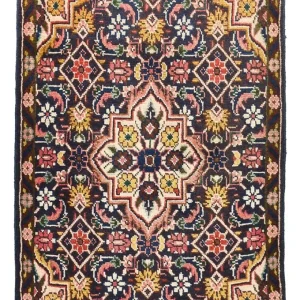 Perserteppich - Nomadic - 91 x 61 cm - mehrfarbig