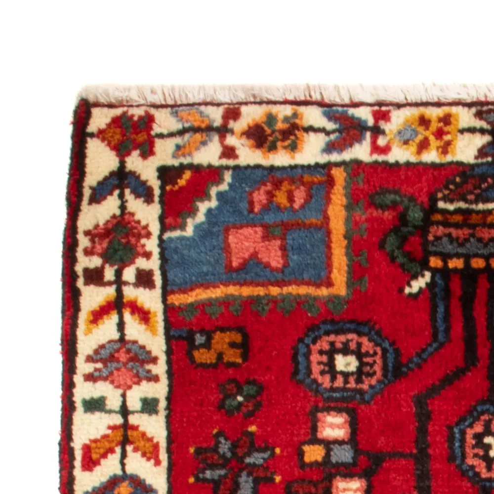 Perserteppich - Nomadic - 91 x 51 cm - rot