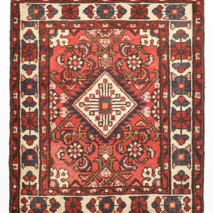 Perserteppich - Nomadic - 80 x 66 cm - rot