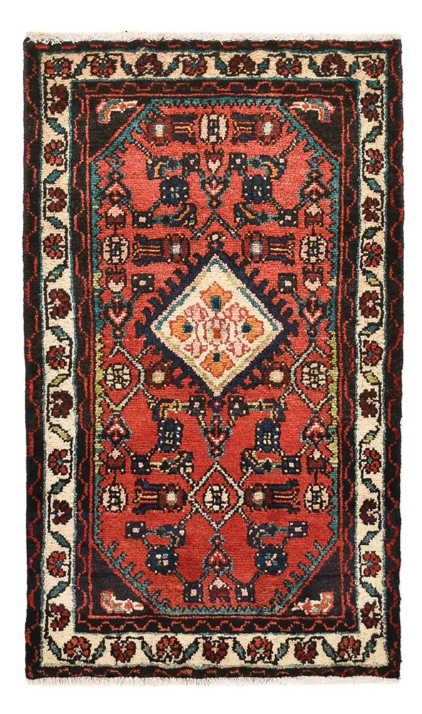 Perserteppich - Nomadic - 96 x 56 cm - rot