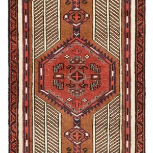 Perserteppich - Täbriz - 140 x 69 cm - mehrfarbig