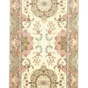 Perserteppich - Täbriz 339 x 91 cm - beige