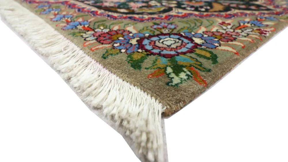 Perserteppich - Täbriz 92 x 68 cm - dunkelblau
