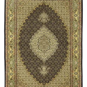 Perserteppich - Täbriz - Royal - 146 x 102 cm - dunkelgrün
