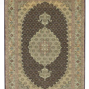 Perserteppich - Täbriz - Royal - 147 x 100 cm - dunkelbeige