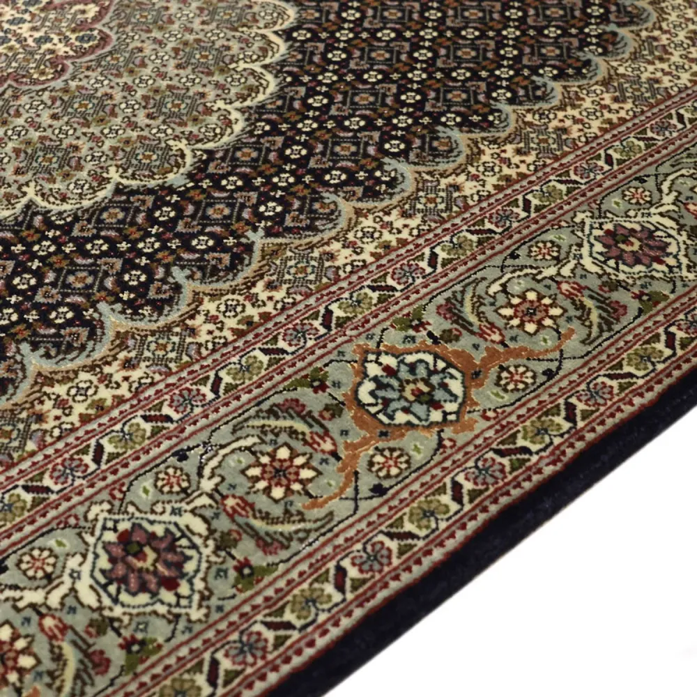 Perserteppich - Täbriz - Royal - 147 x 100 cm - dunkelbeige