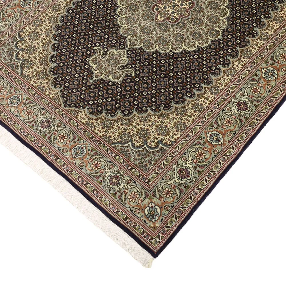 Perserteppich - Täbriz - Royal - 147 x 100 cm - dunkelbeige