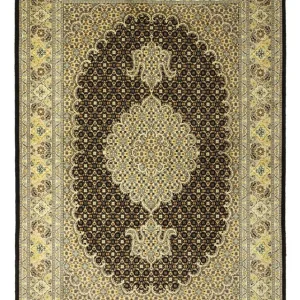 Perserteppich - Täbriz - Royal - 148 x 100 cm - olivgrün
