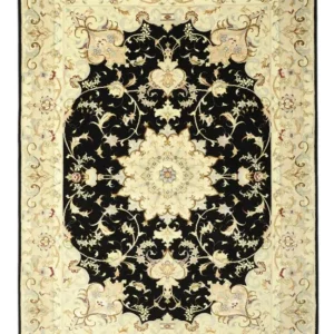 Perserteppich - Täbriz - Royal - 152 x 99 cm - dunkelblau