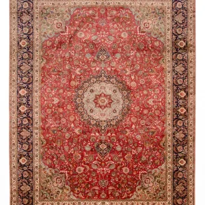 Perserteppich - Täbriz - Royal - 488 x 360 cm - rot