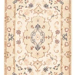 Perserteppich - Täbriz - Royal - 90 x 60 cm - hellbeige