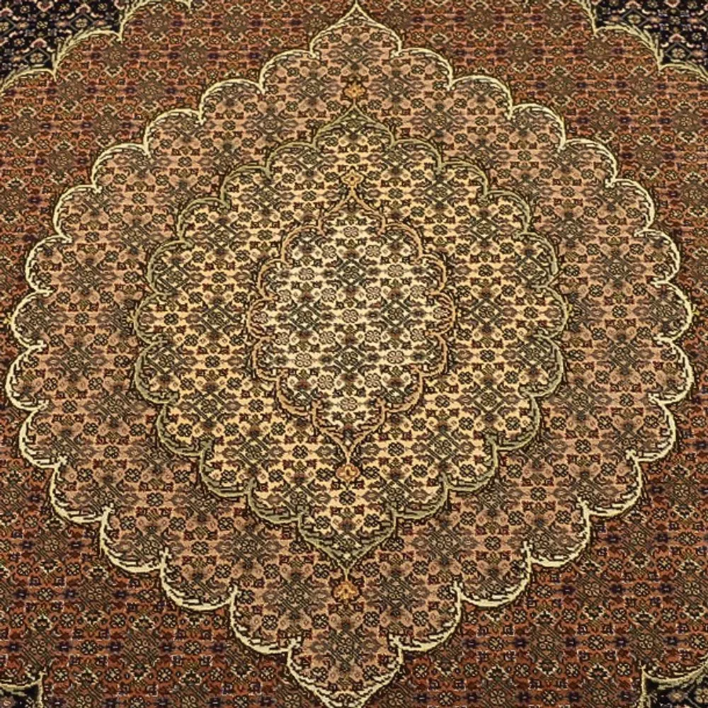 Perserteppich - Täbriz - Royal - Royal - 354 x 248 cm - dunkelbraun