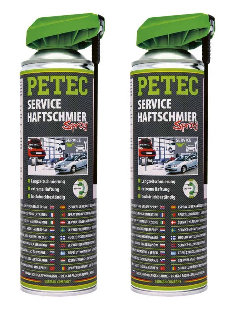 PETEC 99277 Service Paket Servicezeit Technische Sprays Reinigung Werkstattaktion Wanduhr
