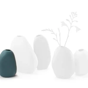 PHILIPPI Vase Bud Keramik 7x3x10 cm petrol