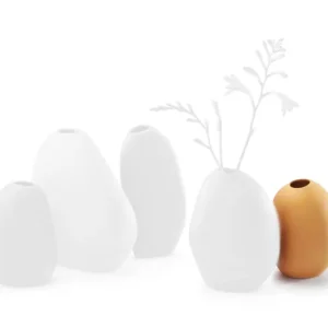 PHILIPPI Vase Bud Keramik 7x7x10 cm ocker