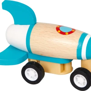 Rakete mit Rückziehmotor - Bunte Geschenke, sort.