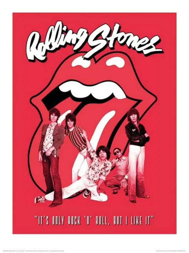 Rolling Stones - Its Only Rock n Roll Kunstdruck 30x40cm