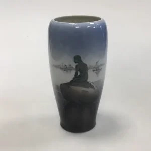 Royal Copenhagen Jugendstil-Vase Nr. 4463 mit der kleinen Meerjungfrau