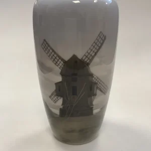 Royal Copenhagen Vase med Mølle No. 1851/1049