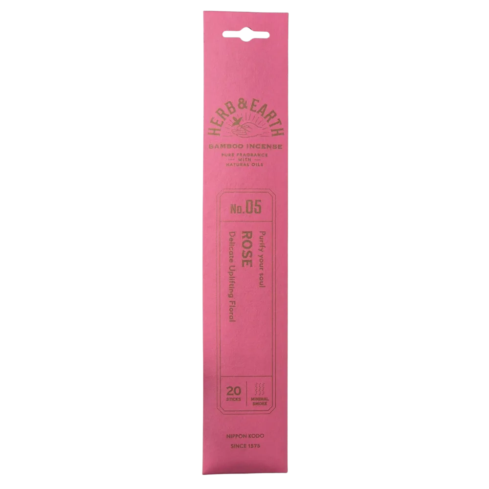 Räucherstäbchen Rose - Herb & Earth