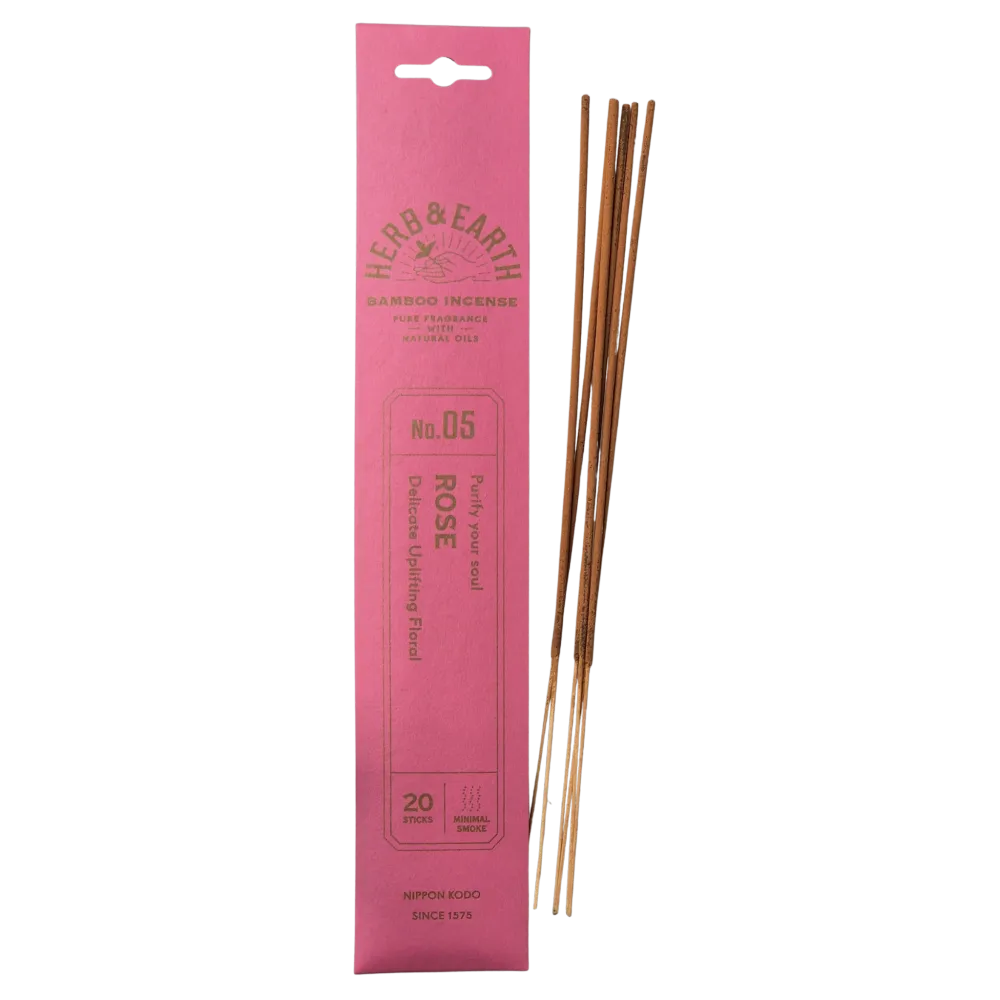 Räucherstäbchen Rose - Herb & Earth