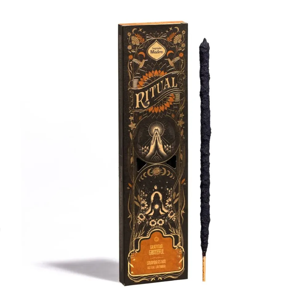 Sagrada Madre - Ritual - Grateful (Dankbarkeit) - Astral Lavender - Räucherstäbchen - 6 Stk.