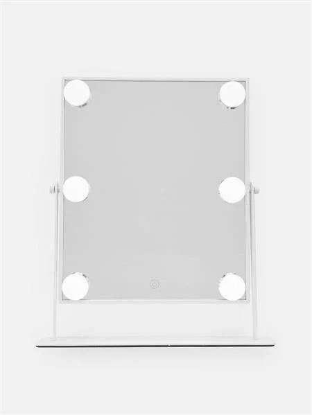 Schminkspiegel Hollywood – LED Beleuchtung & Touch – Weiß