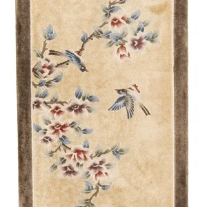 Seidenteppich - China Seide - 120 x 61 cm - gold