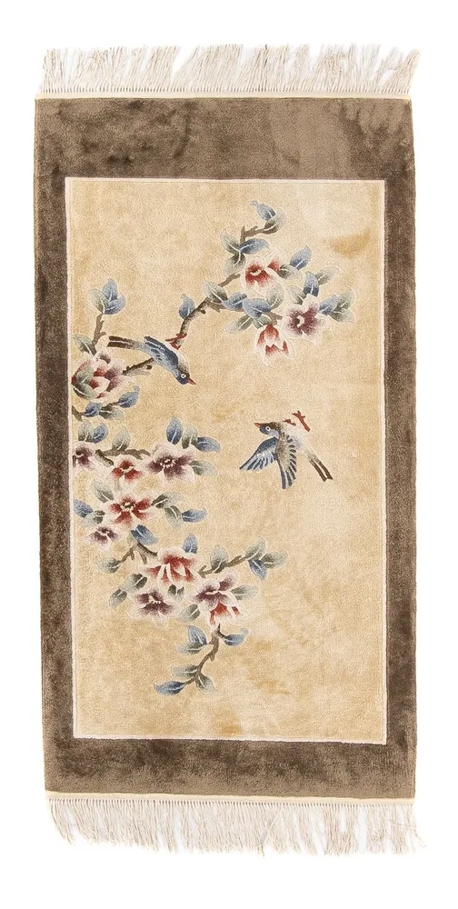 Seidenteppich - China Seide - 120 x 61 cm - gold