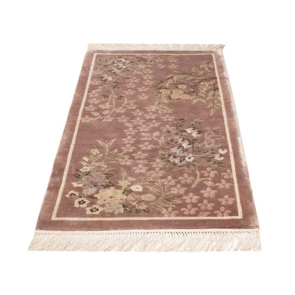 Seidenteppich - China Seide - 123 x 62 cm - beige