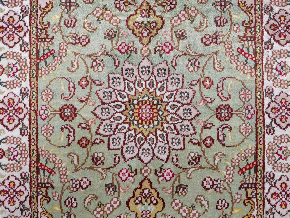 Seidenteppich - China Seide - 92 x 63 cm - sand