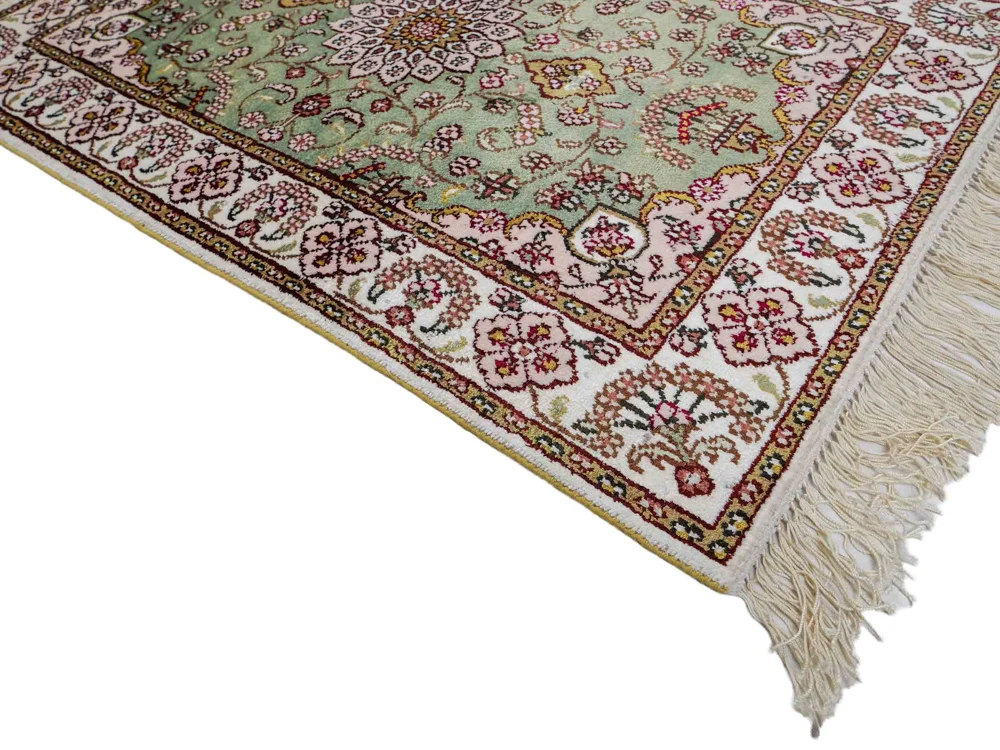 Seidenteppich - China Seide - 92 x 63 cm - sand