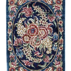 Seidenteppich - Ghom Seide - Premium 40 x 28 cm Fußmatte
