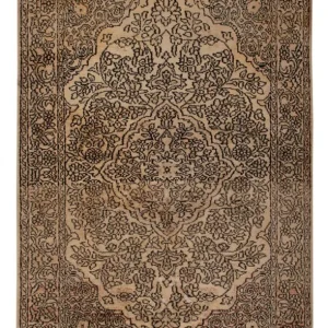 Seidenteppich - Kaschmir Seide - 103 x 60 cm - beige