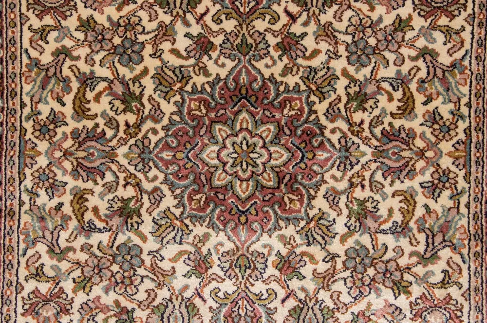 Seidenteppich - Kaschmir Seide 192 x 79 cm Teppichläufer
